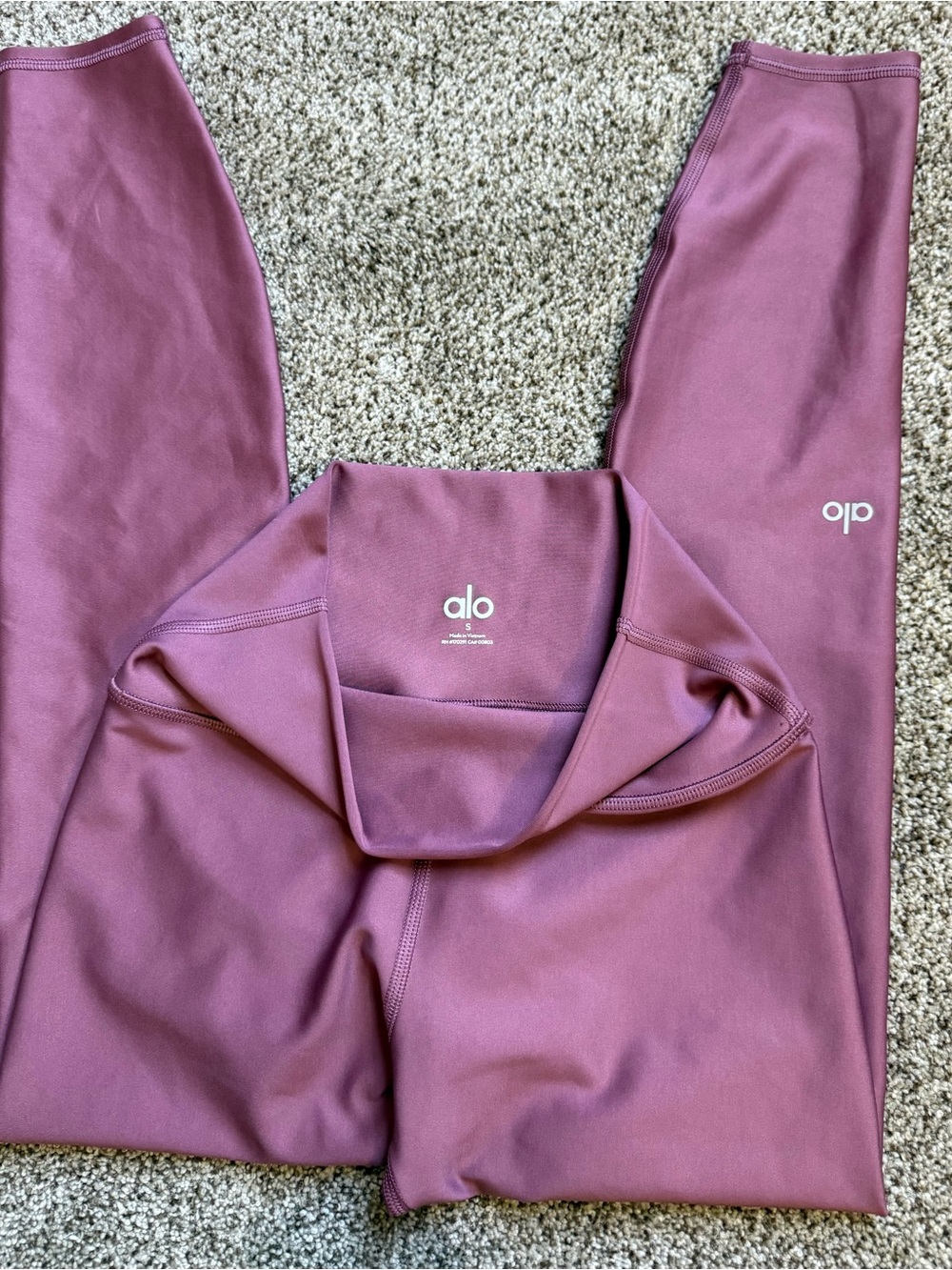 ALO Yoga Mauve High-Waist Leggings